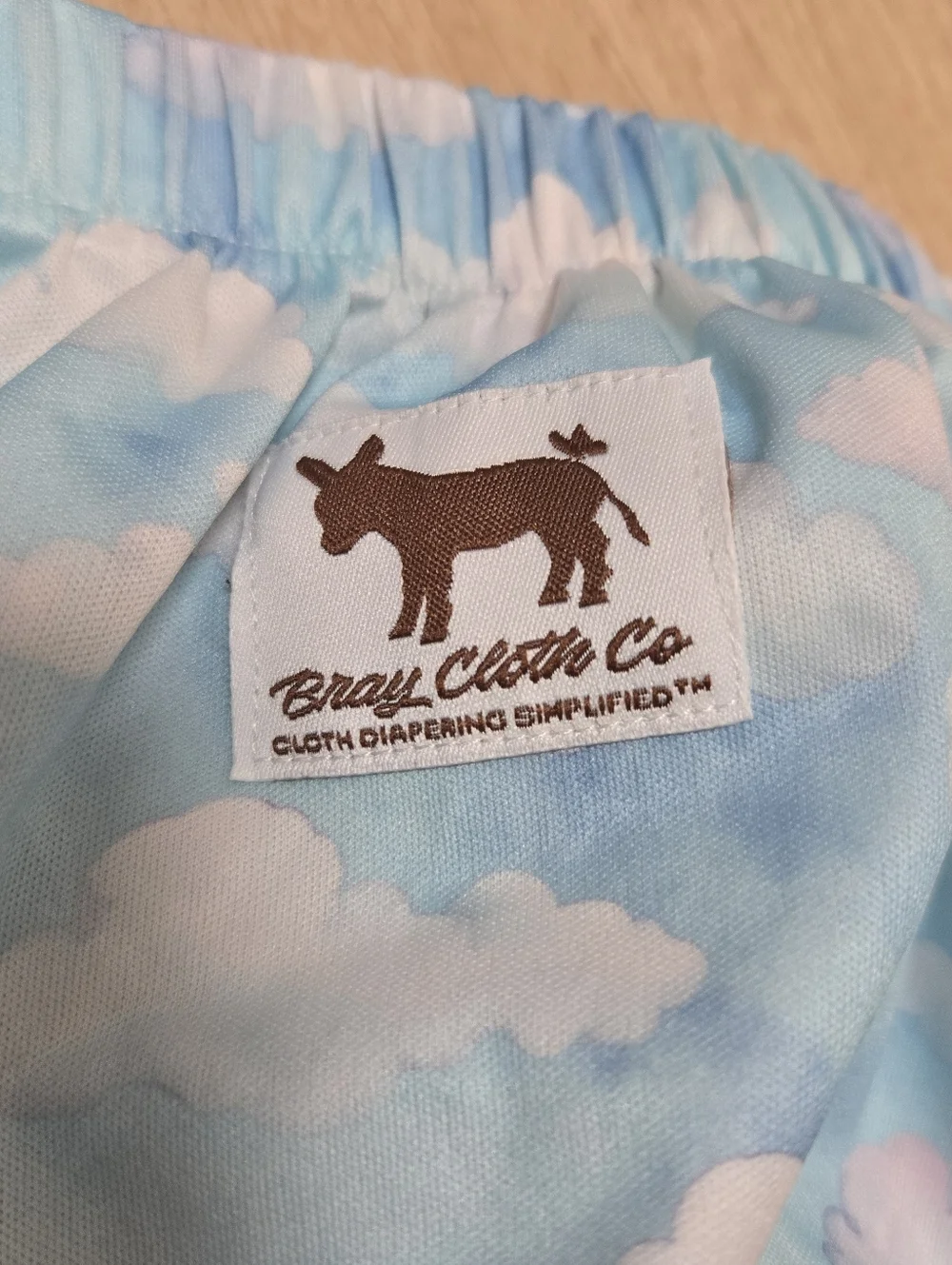 Bray Cloth Co One Size Pocket Cloth Diaper Cloud Print